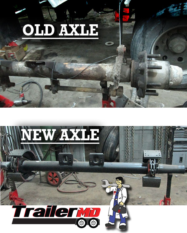 trailer axle repair
